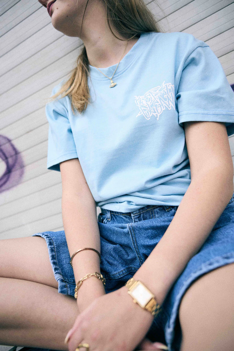 KEEP IT CLEAN - STREETCODE TEE - BLUE SKY
