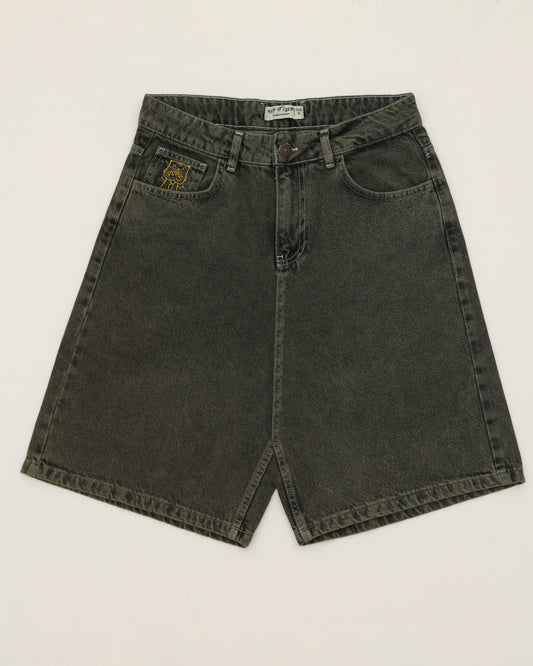 KEEP IT CLEAN - LOOSE SHORT - GREEN/BLACK