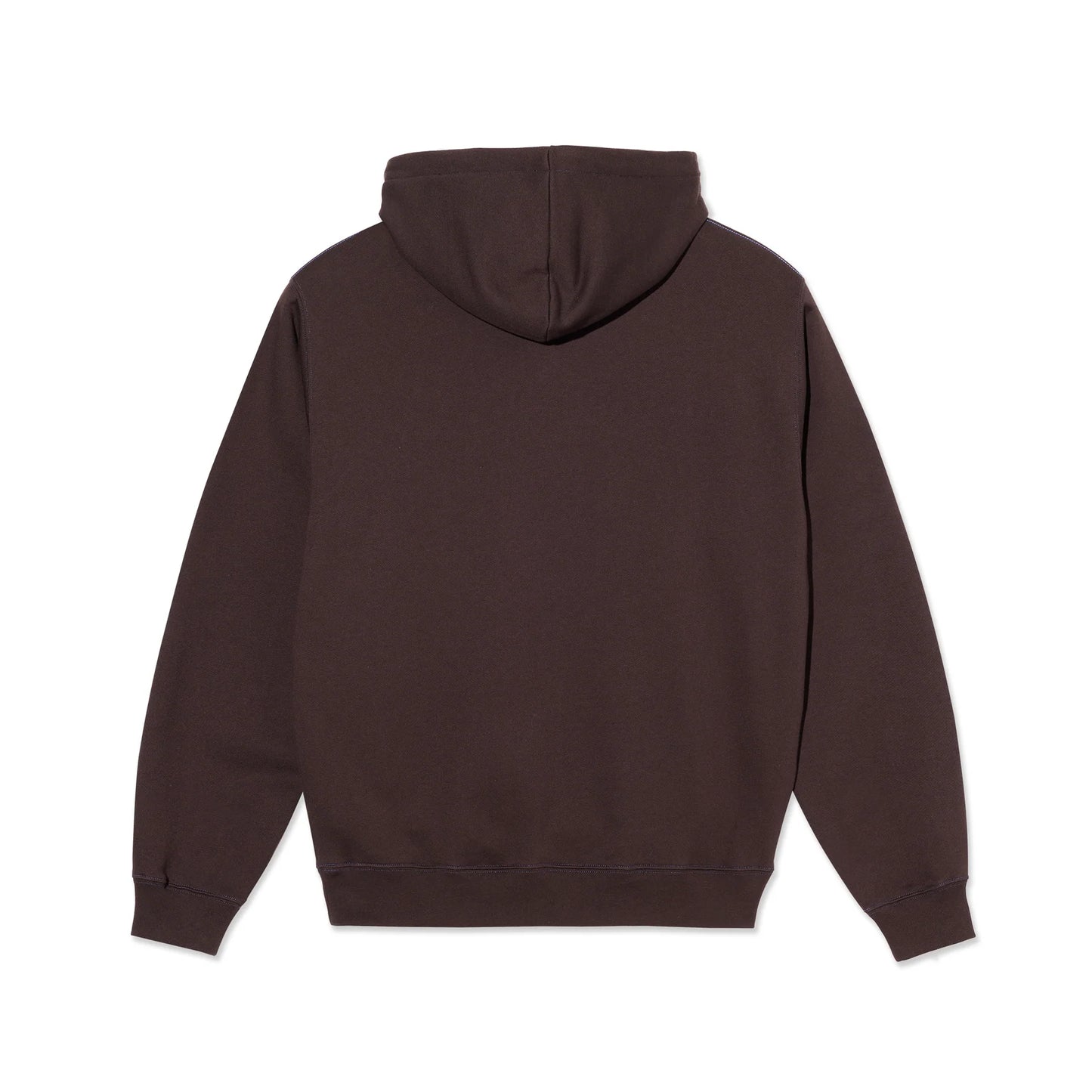 POLAR - CRUDE LOGO HOOD - CHOCOLATE