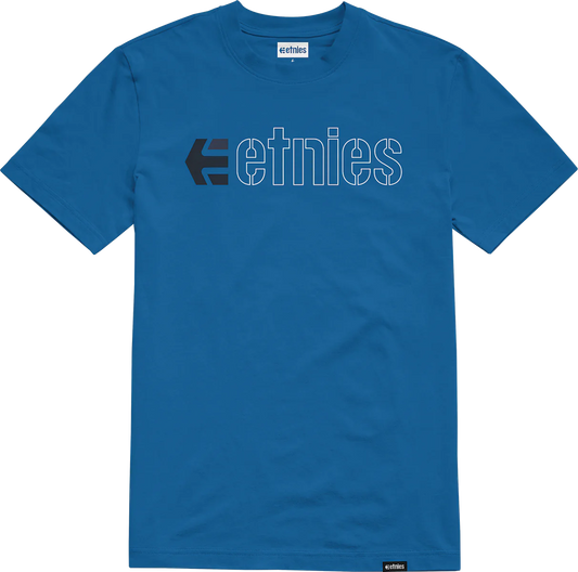 ETNIES - KIDS ECORP TEE - BLUE/WHITE/NAVY