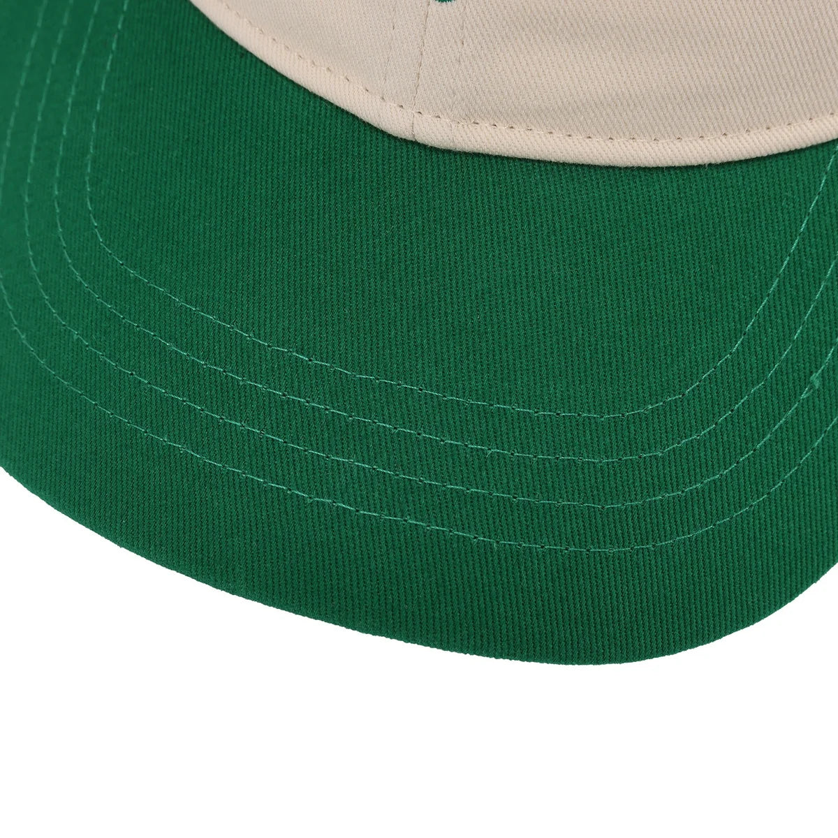 HELAS - CLASSIC TWO-TONE CAP - BEIGE/GREEN