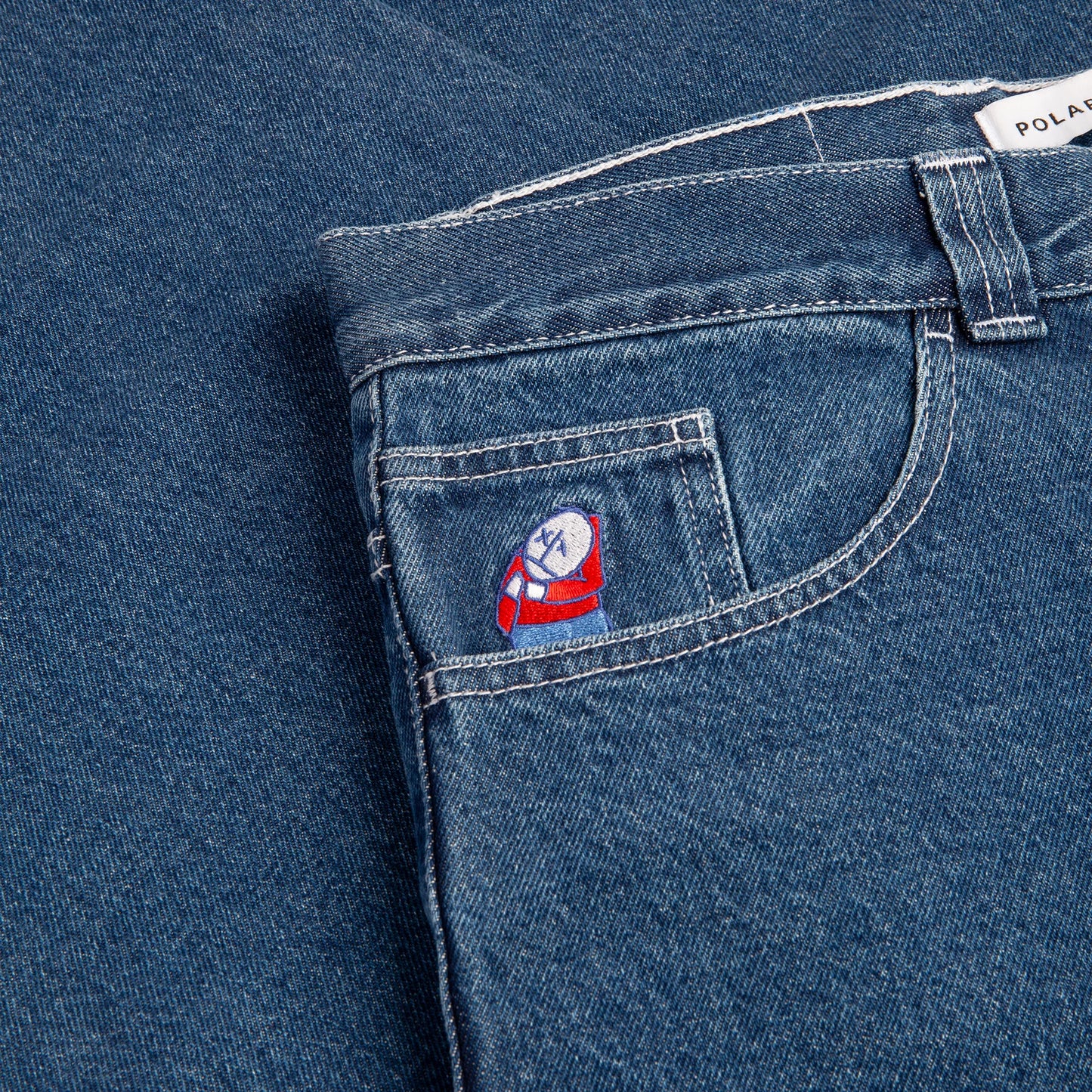 POLAR - BIG BOY JEANS OG LOGO - BLUE WASH