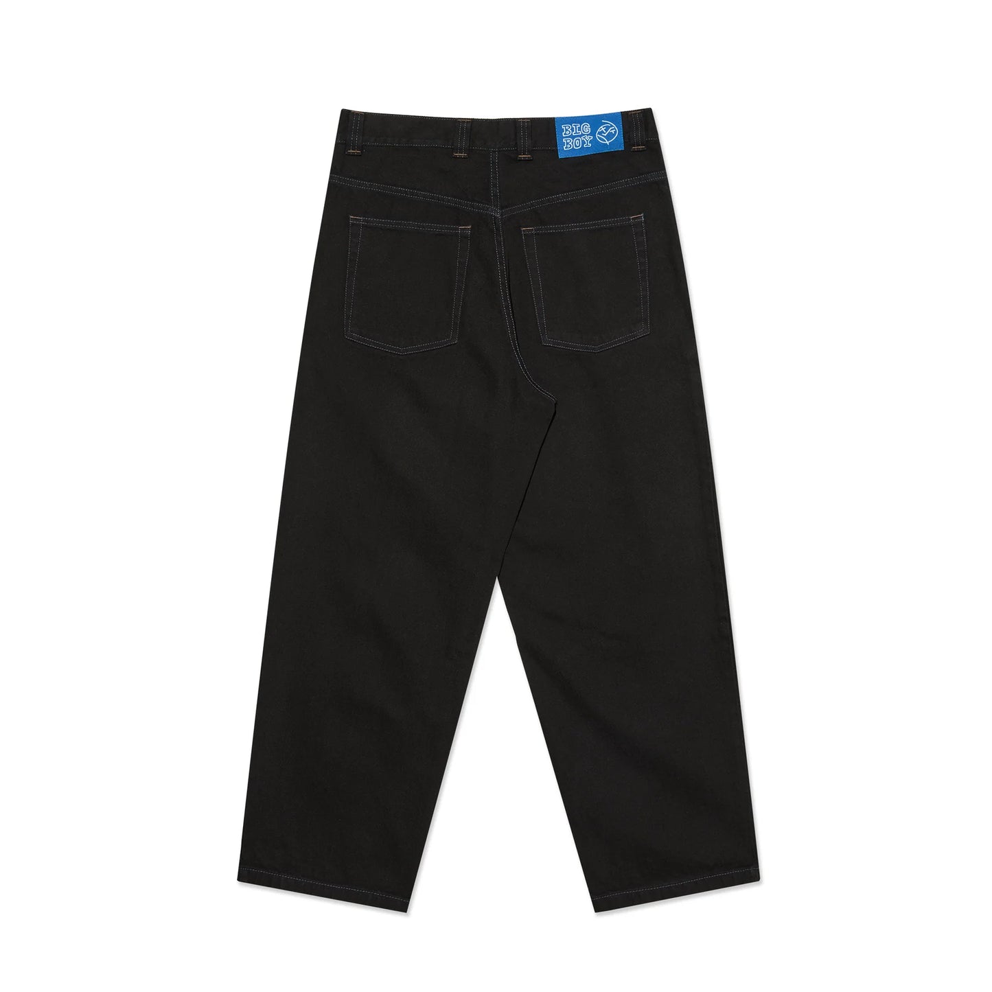 POLAR - BIG BOY JEANS - BLACK/BLUE STITCHING