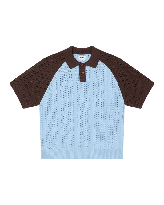 OBEY - ABEL POLO SWEATER - SKYWAY MULTI