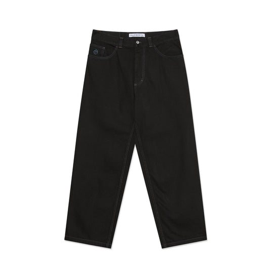 POLAR - BIG BOY JEANS - BLACK/BLUE STITCHING