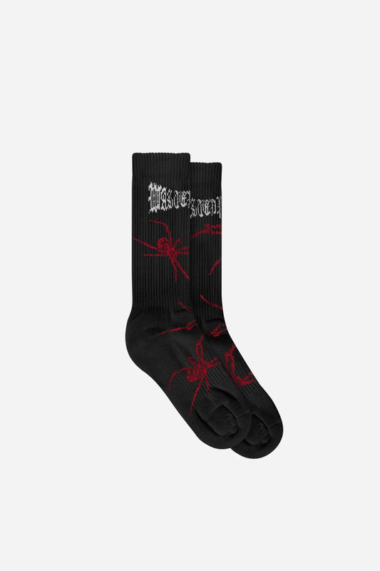 WASTED PARIS - PHOBIA SOCK - BLACK/RED