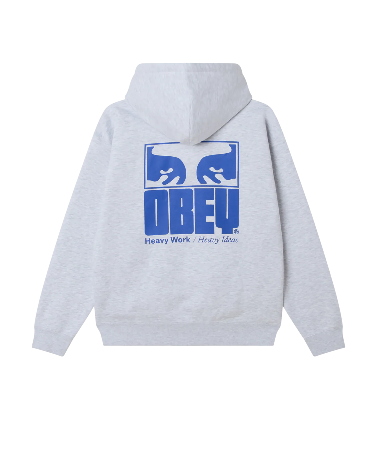 OBEY - HEAVY IDEAS HOOD - ASH GREY
