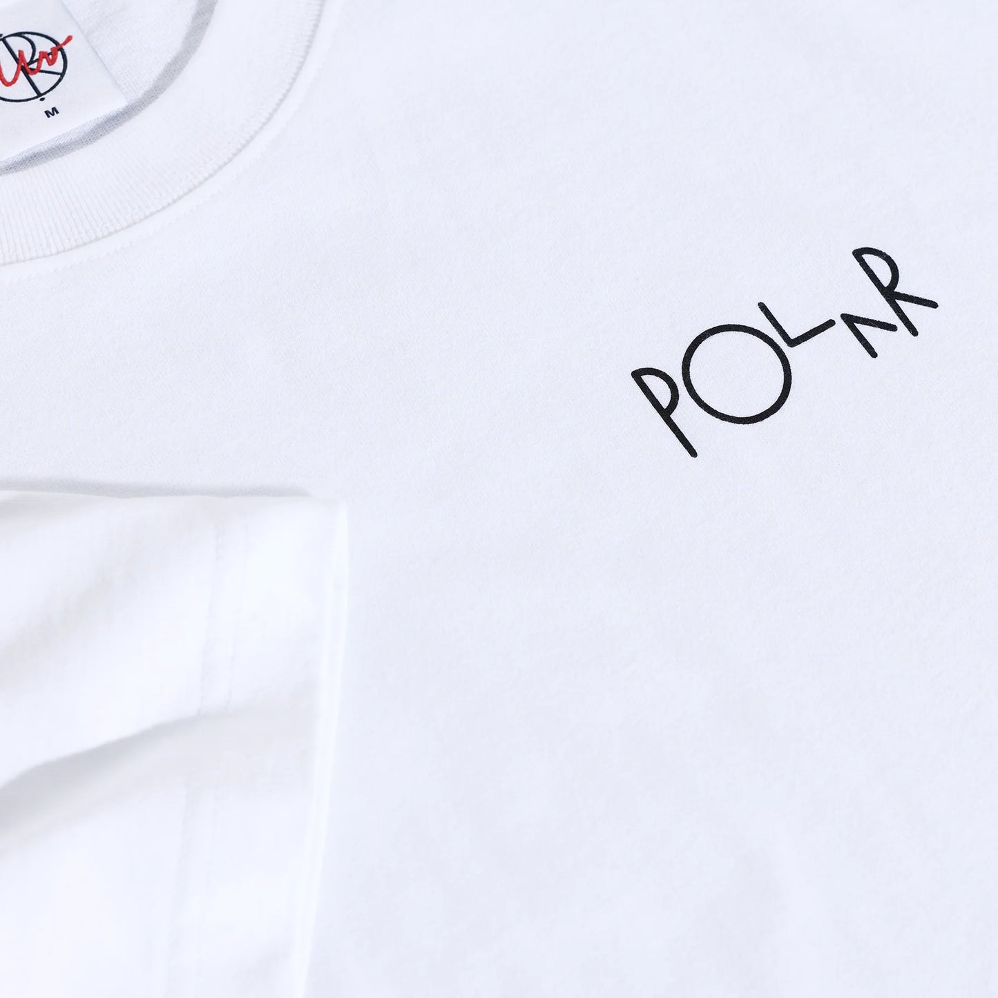 POLAR - HAPPY SAD FILL LOGO TEE - WHITE