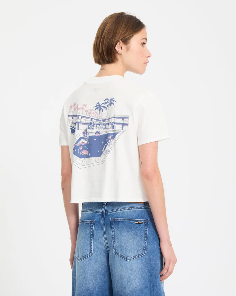 VOLCOM - POCKET DIAL TEE - VINTAGE WHITE