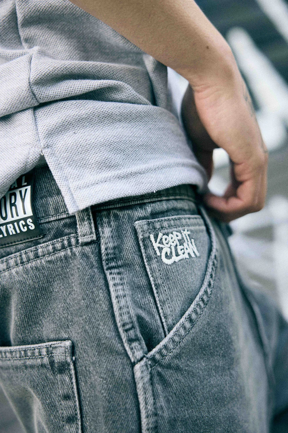 KEEP IT CLEAN - RELAXED CARPENTER PANT - BLACK VINTAGE