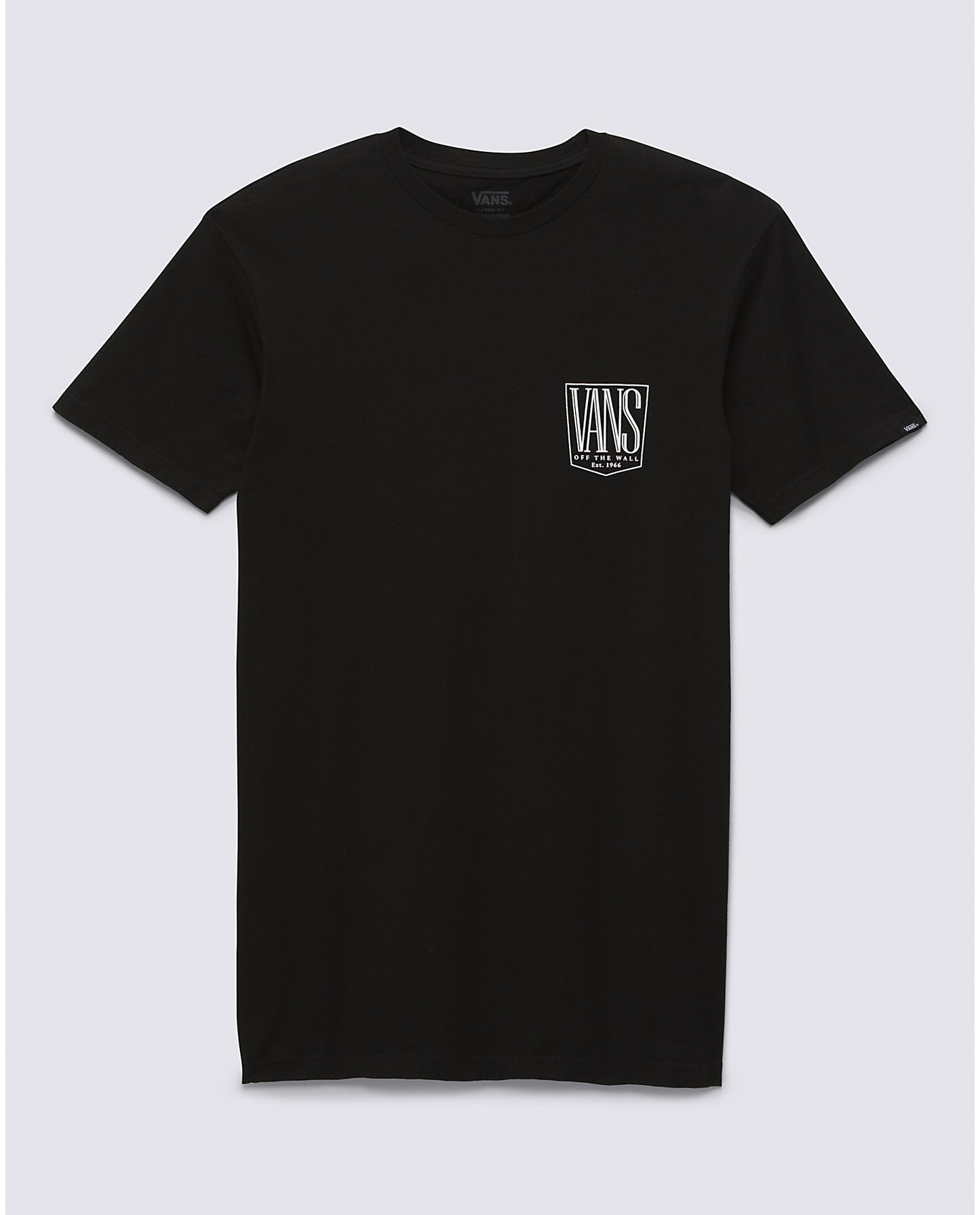 VANS - ORIGINAL TALL TYPE TEE - BLACK/WHITE