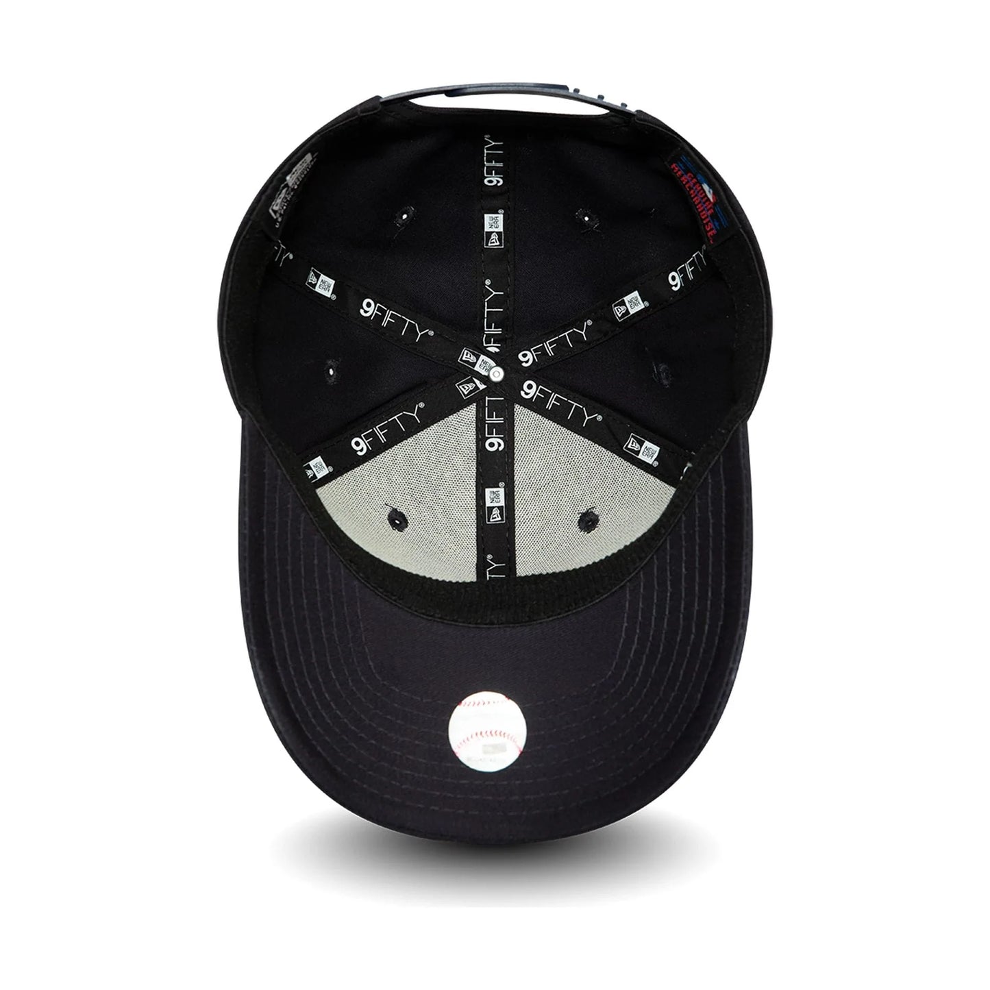 NEW ERA - 9FIFTY NEW YORK YANKEES TEAM STRETCH CAP - DARK NAVY/WHITE