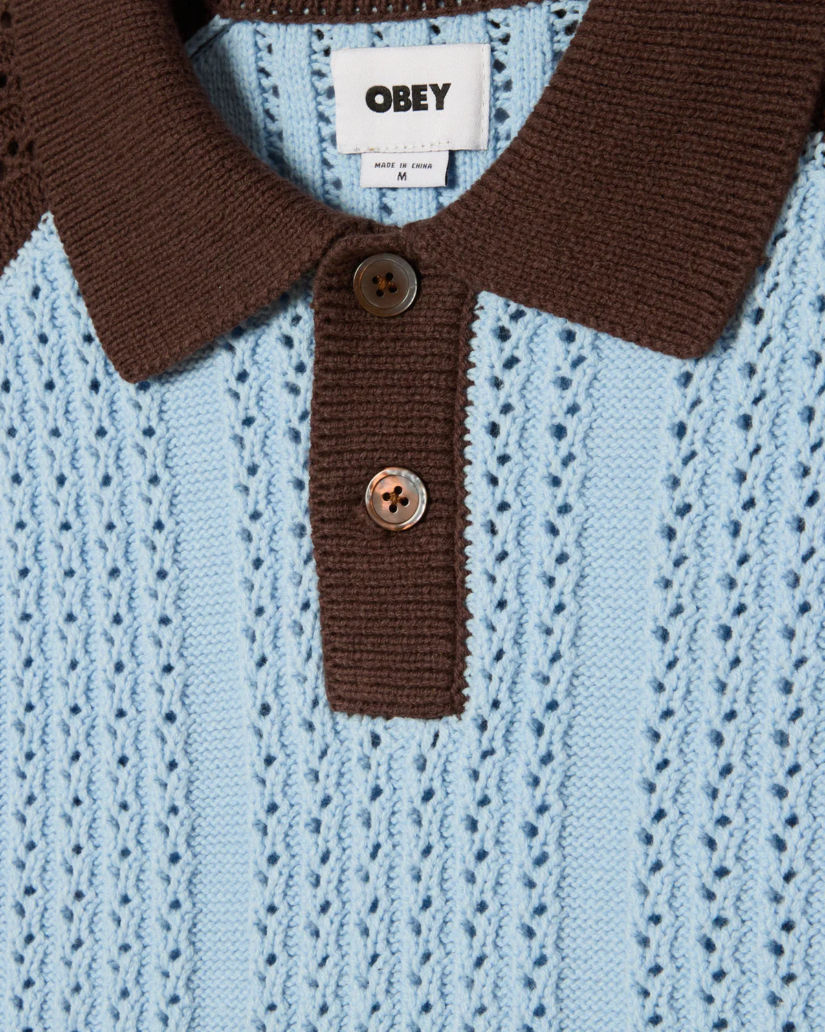 OBEY - ABEL POLO SWEATER - SKYWAY MULTI