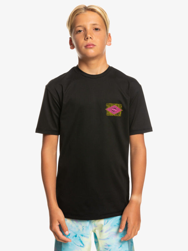 QUIKSILVER - RADICAL SURF TEE YOUTH SS - BLACK