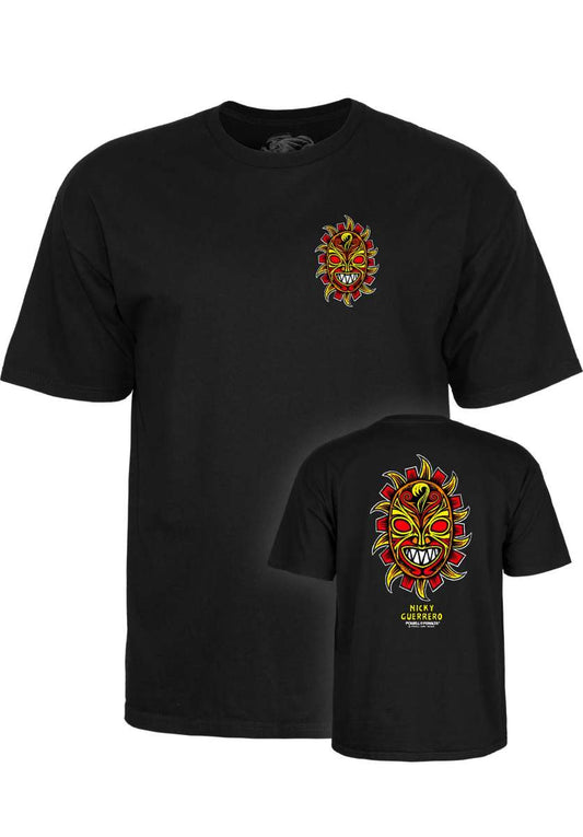 POWELL-PERALTA - NICKY GUERRERO MASK TEE - BLACK