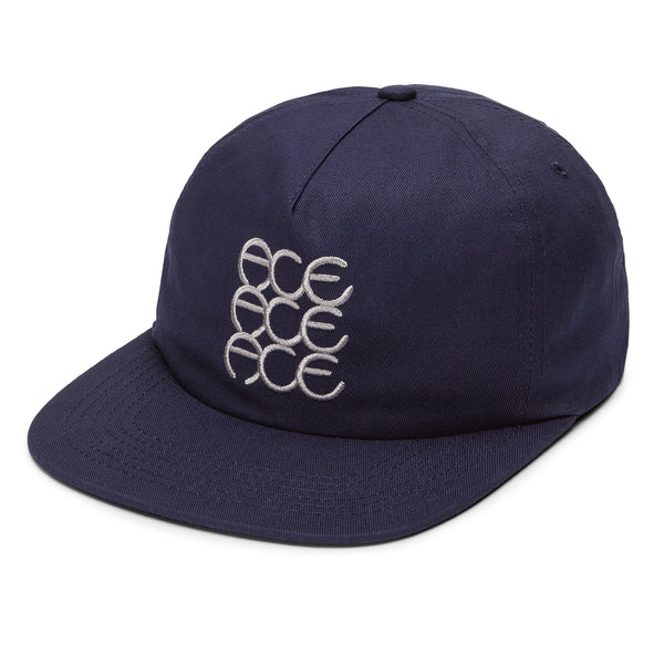 ACE - RINGS 5-PANEL SNAPBACK - NAVY - OS