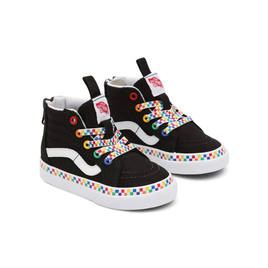 VANS - SK8-HI ZIP - RAINBOW CHECKERBOARD
