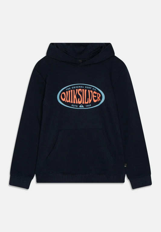 QUIKSILVER - IN CIRCLES HOOD YOUTH - BLACK
