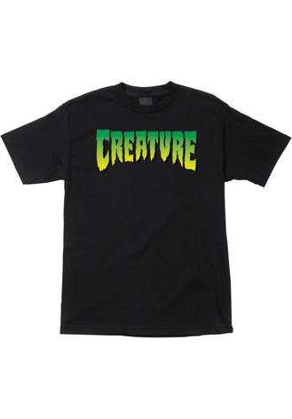 CREATURE LOGO S/S REGULAR TEE BLACK