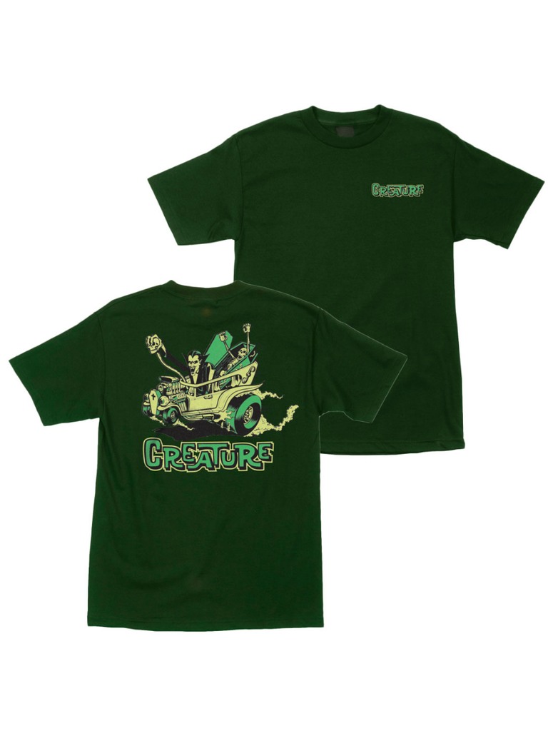 CREATURE - MONSTER MOBILE TEE - FORREST GREEN