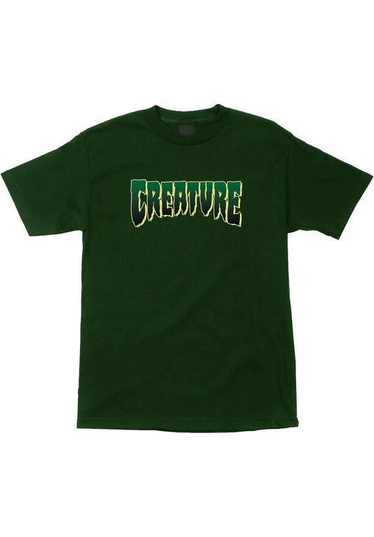 CREATURE - LOGO TEE - FORREST GREEN