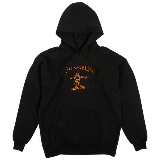 THRASHER - GONZ HOOD - BLACK