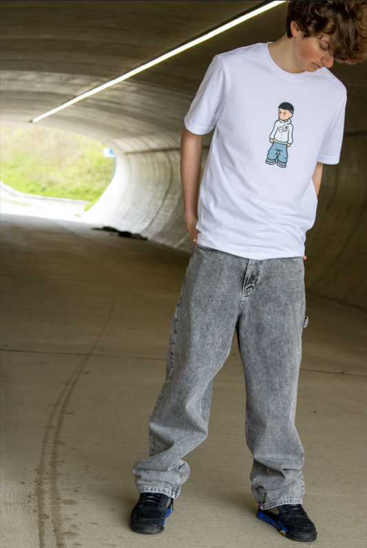 KEEP IT CLEAN - LOOSE PANTS - LIGHT GREY