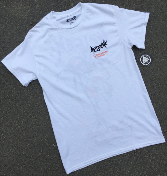 WELCOME - WIDOW TEE - WHITE