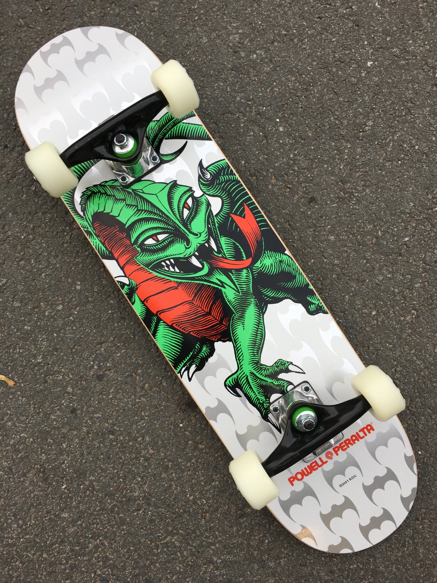 POWELL-PERALTA - CAB DRAGON ONE OFF COMPLETE - WHITE - 7.5