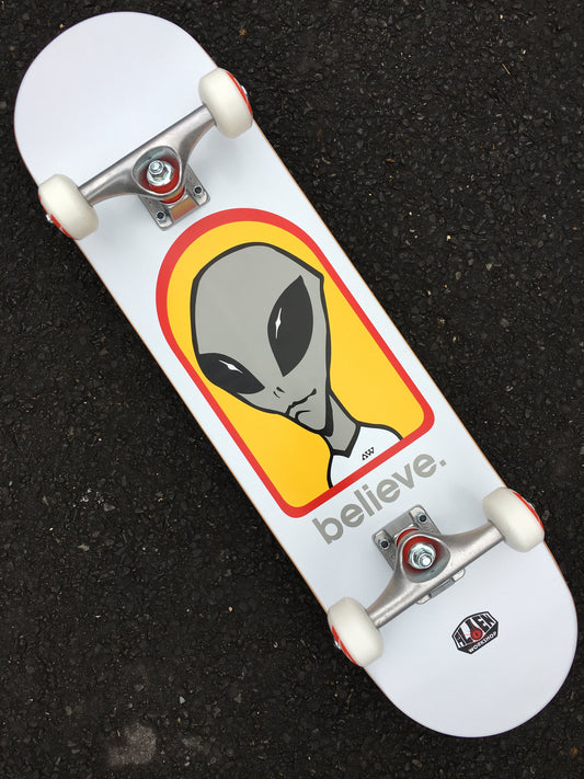 ALIEN WORKSHOP - BELIEVE COMPLETE - WHITE - 8.0