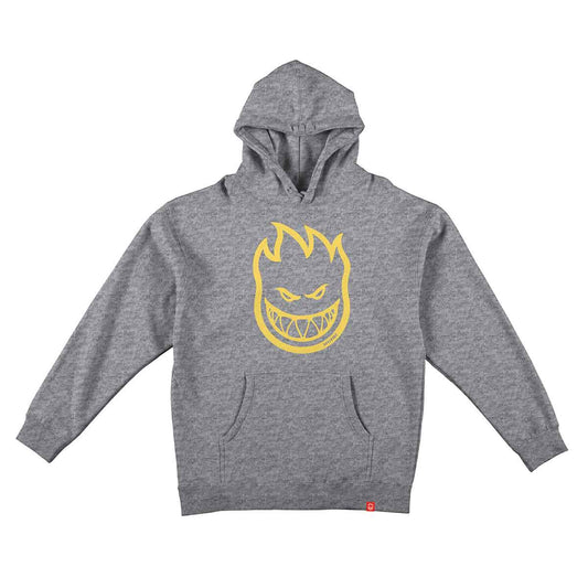 SPITFIRE - BIGHEAD YOUTH PULLOVER HOODIE - GREY HEATHER/GOLD