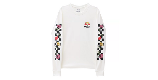 VANS - POPPY CHECK LS - WHITE