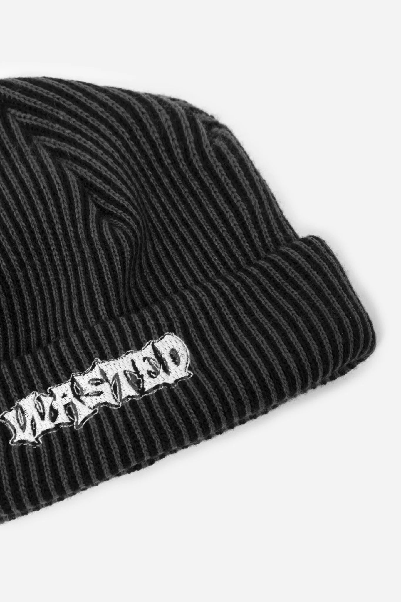 WASTED PARIS - TWO TONES METHOD BEANIE - BLACK/CHARCOAL