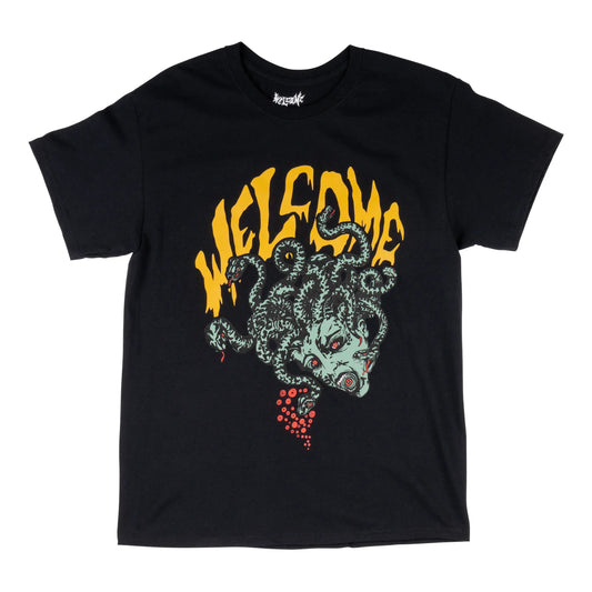 WELCOME - MEDUSA 2 TEE - BLACK
