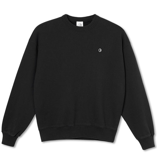 POLAR - PATCH CREWNECK - BLACK