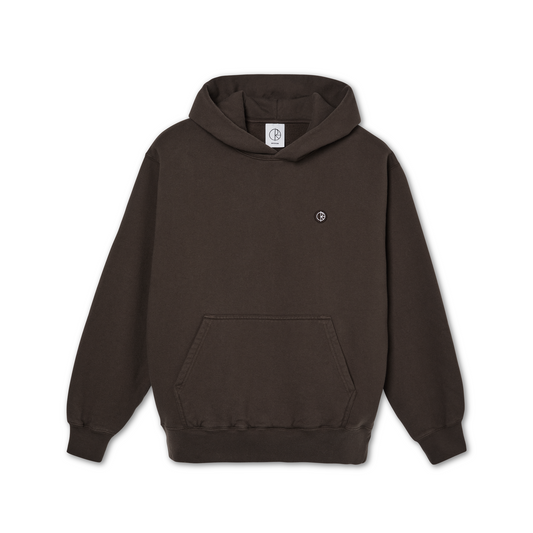 POLAR - PATCH HOODIE - CHOCOLATE