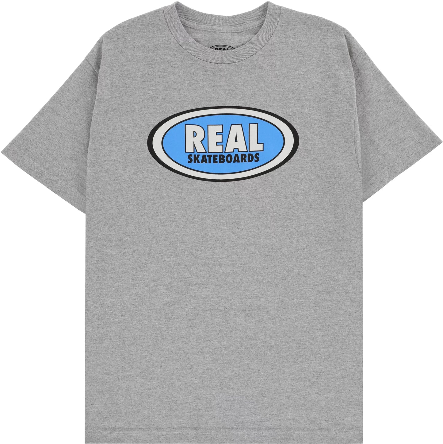 REAL - OVAL S/S TEE - ATHLETIC HEATHER