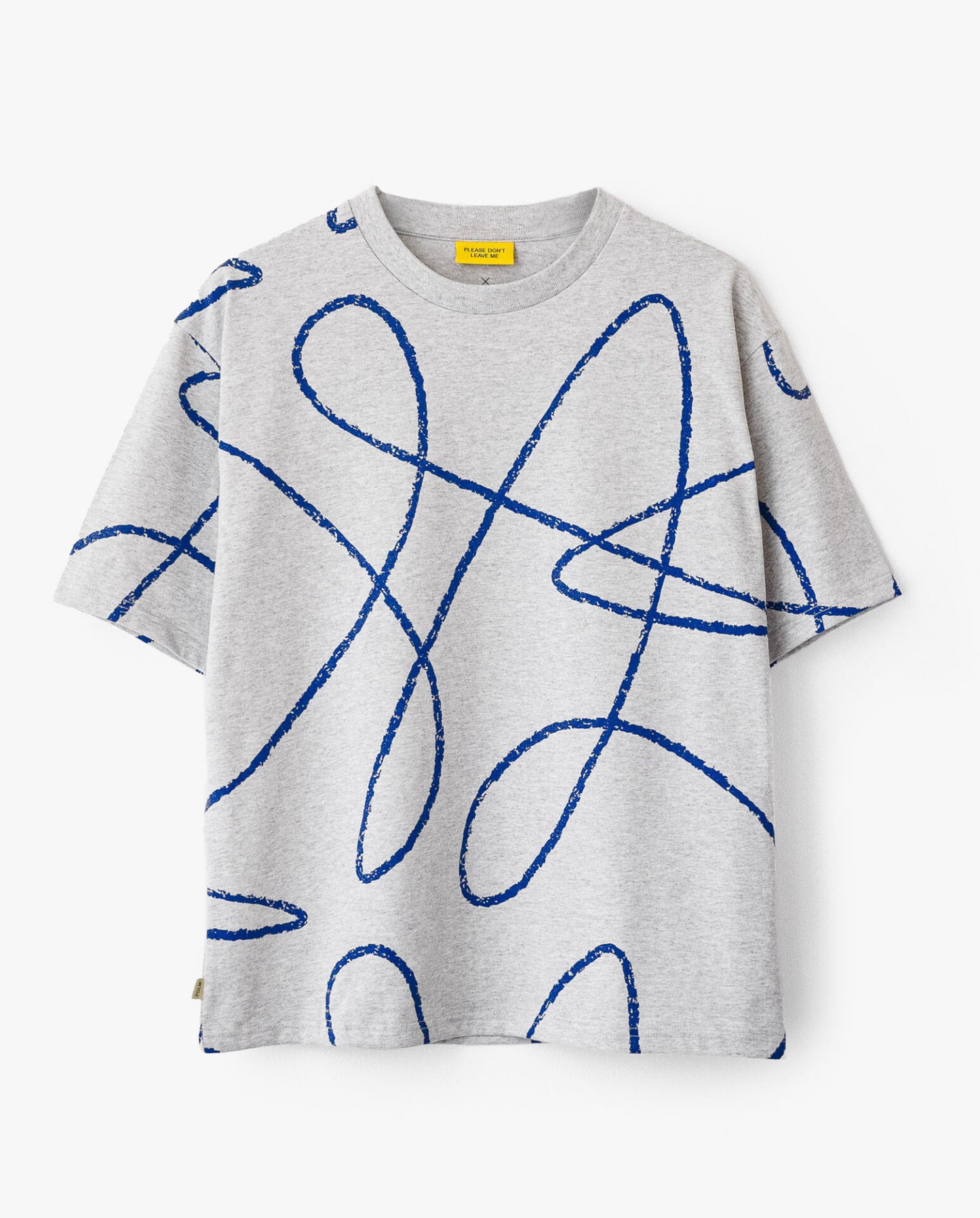 POETIC COLLECTIVE X PDLM - DOODLE TEE - GREY/BLUE