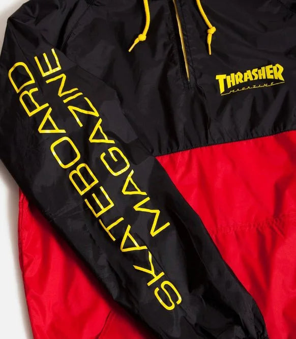 Thrasher mag logo anorak jacket hot sale