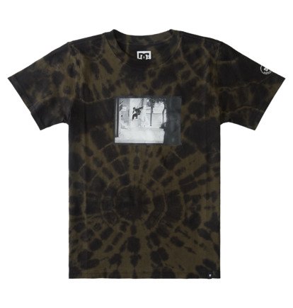 DC - BLABAC ALEXIS TEE BOY - IVY GREEN SPIRAL TIE DYE