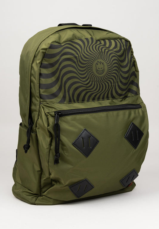 SPITFIRE - BIGHEAD SWIRL BACKPACK - OLIVE/BLACK