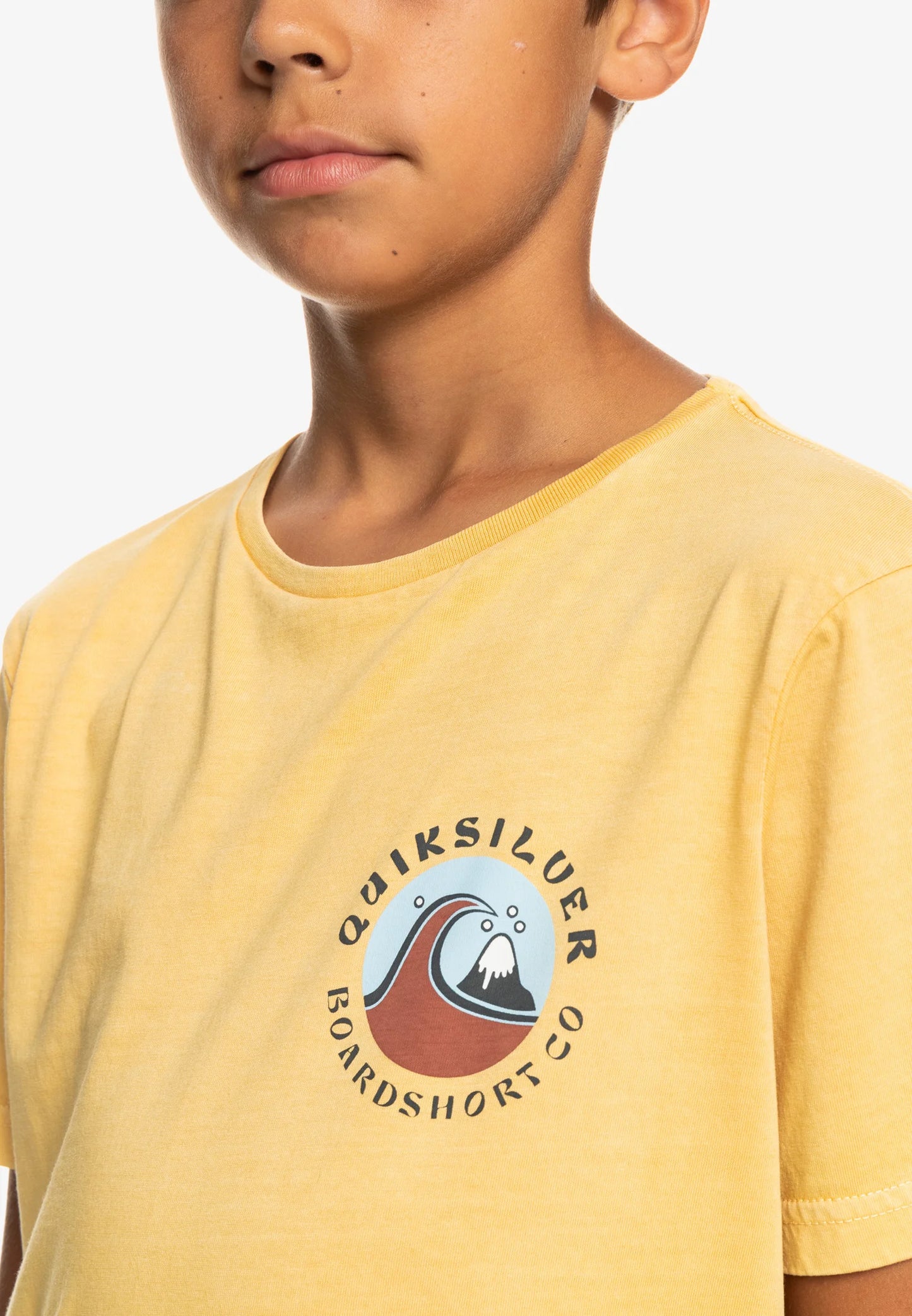 QUIKSILVER - QS BUBBLE STAMP SS YTH - WHEAT