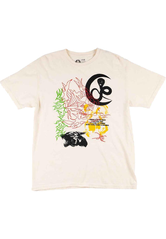 WELCOME - COBRA GARMENT-DYED TEE - BONE