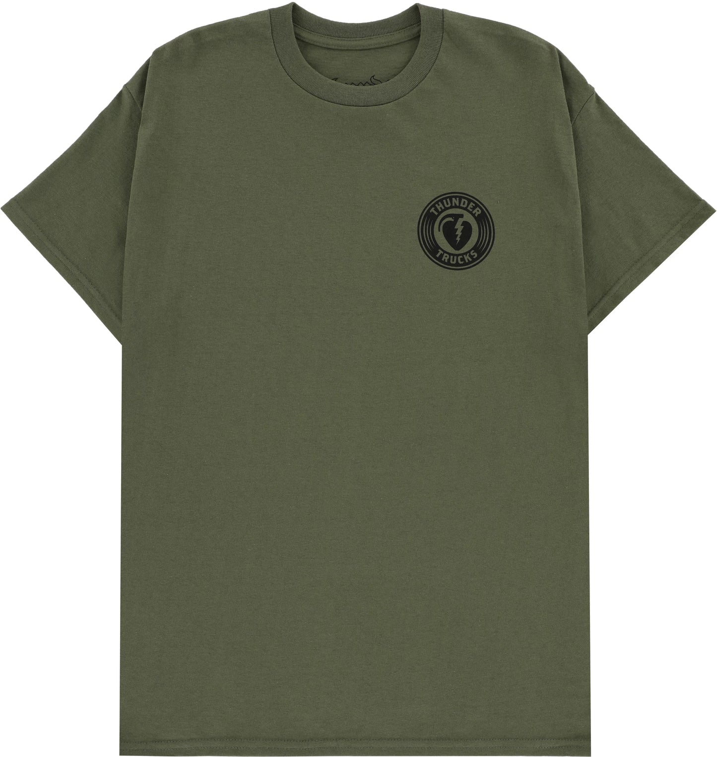 THUNDER - CHARGED GRENADE S/S TEE - MILITARY GREEN/BLACK
