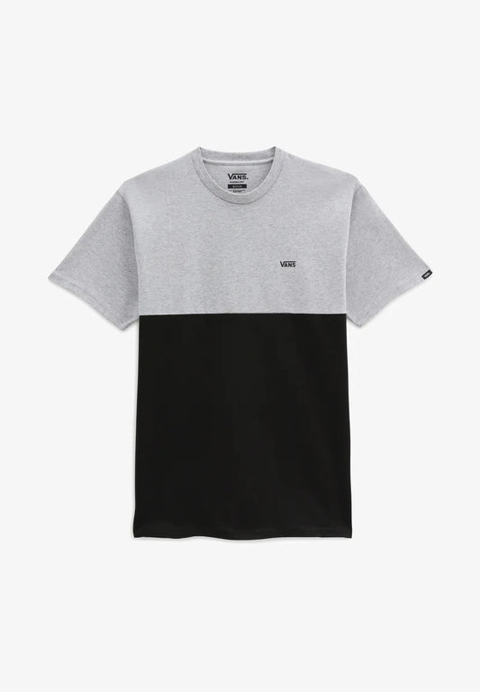 VANS - COLORBLOCK TEE - ATHLETIC HEATHER-BLACK