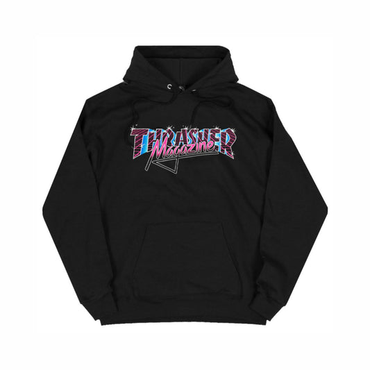 THRASHER - VICE LOGO HOODIE - BLACK