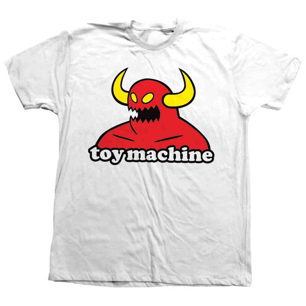 TOY MACHINE MONSTER YOUTH TEE - WHITE