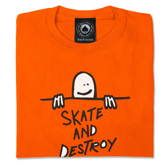 THRASHER - GONZ SAD LOGO TEE - ORANGE