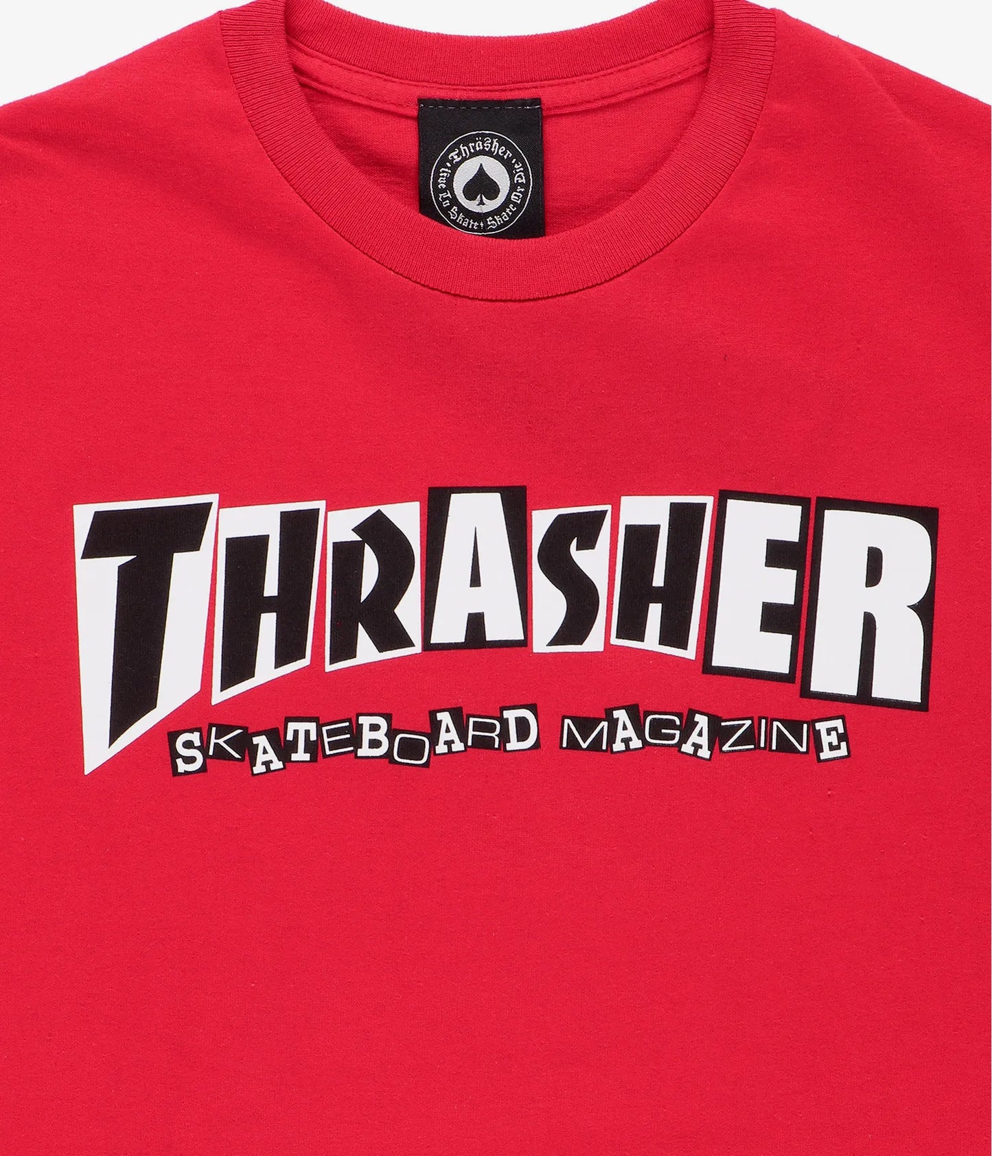THRASHER - BAKER X THRASHER TEE - RED