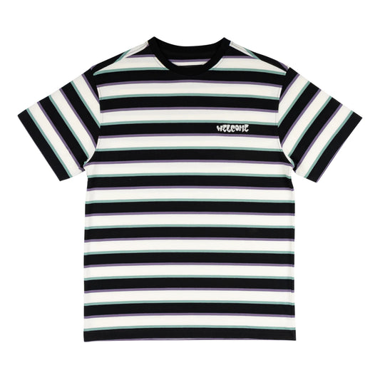 WELCOME - COOPER STRIPED YARN-DYED KNIT - BONE